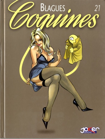 couverture du Bande Dessin&eacute;e Blagues Coquines #21 [French]