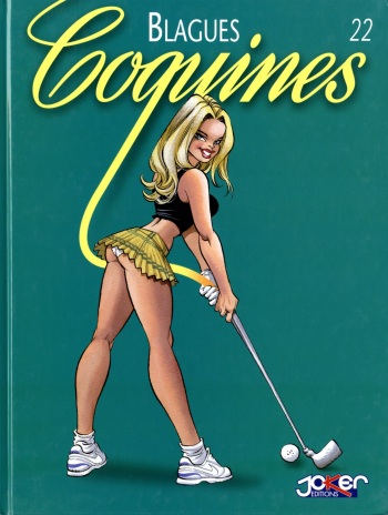 couverture du Bande Dessin&eacute;e Blagues Coquines #22 [French]