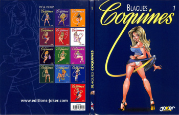 couverture du Bande Dessin&eacute;e Blagues Coquines Volume 1 [French]