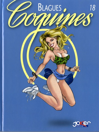 couverture du Bande Dessin&eacute;e Blagues Coquines Volume 18 [French]