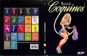 couverture du Bande Dessin&eacute;e Blagues Coquines Volume 3 [French]