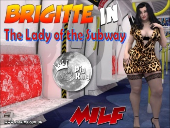 couverture du Bande Dessin&eacute;e Brigitte, the lady of the subway &ndash; Brigitte, la dame du m&eacute;tro &ndash; French