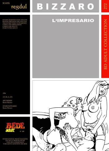 couverture du Bande Dessin&eacute;e [Bruno Bizarro] L&rsquo;impresario [French