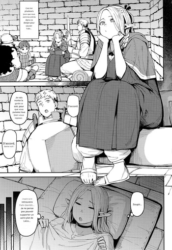 couverture du Doujinshi (C106) Chin Ochi Donkusa Elf { Dumbass Elf, Dicked Over And Dicked Down (Dungeon Meshi) [Frensh]