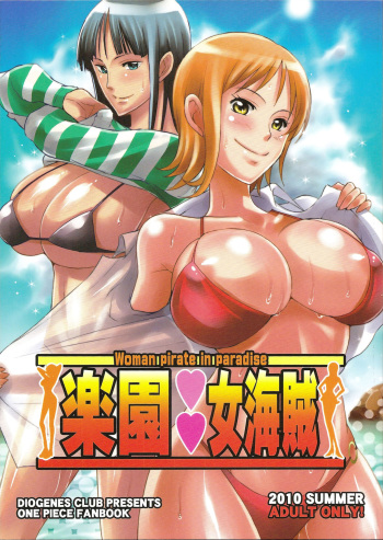 couverture du Manga (C78) [Diogenes Club (Haikawa Hemlen)] Rakuen Onna Kaizoku &ndash; Woman Pirate in Paradise (One Piece) [French] {Adopte un pervers}