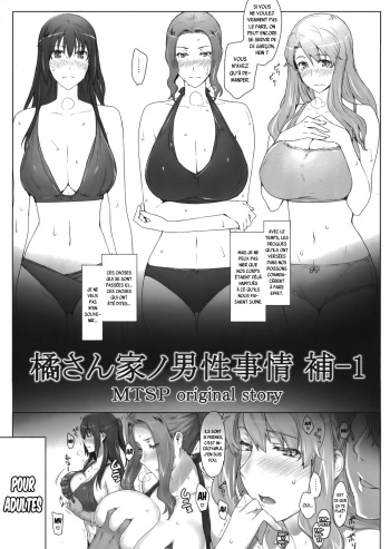 (C83) [MTSP (Jin)] Tachibana-san-chi no Dansei Jijou Ho &ndash; 1 [French] {SAXtrad}