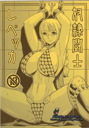 couverture du Manga (C85) [ACID-HEAD (Murata.)] Dorei Toushi Rebecca (One Piece) [French] {Adopte un pervers}