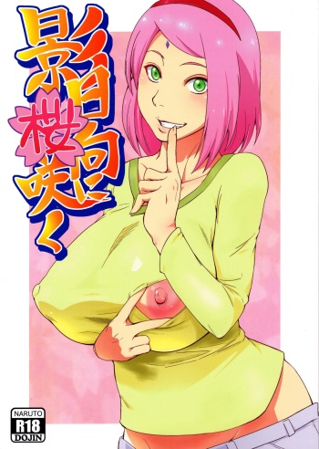couverture du Manga (C90) [Karakishi Youhei-dan Shinga (Sahara Wataru)] Kage Hinata ni Sakura Saku (Naruto) [French] {SAXtrad} [Colorized] [Decensored]
