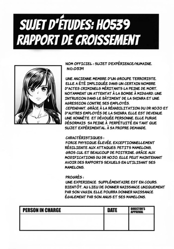 couverture du Manga (C99) [OVing (Obui)] Sample H0539 Kouhai Report (Final Fantasy VII) [french] [pape245]