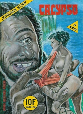 couverture du Bande Dessin&eacute;e Calypso (giant men, small woman)