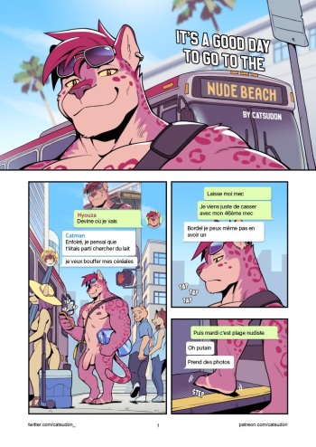 [Catsudon] It&rsquo;s a Good Day to Go to the Nude Beach (French)
