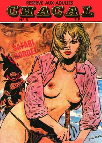 couverture du Bande Dessin&eacute;e Chacal N&deg;5 &ndash; Safari bordel [French]