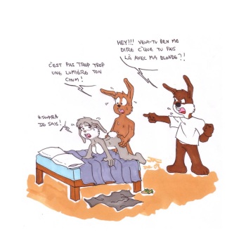 couverture du Bande Dessin&eacute;e Chaud Lapin(French)