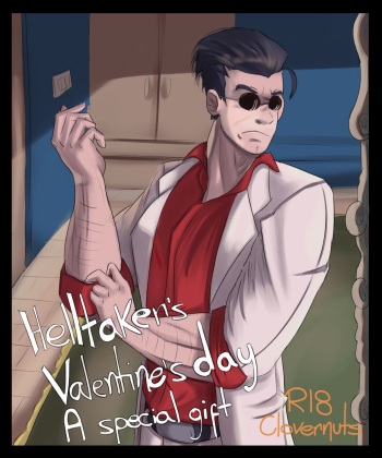 couverture du Bande Dessin&eacute;e [Clovernuts] Helltaker&rsquo;s Valentine&rsquo;s Day [french][bordeland]