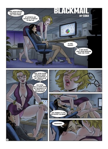 couverture du Bande Dessin&eacute;e Coax &ndash; Blackmail &ndash; French