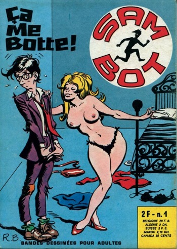couverture du Bande Dessin&eacute;e Comic Cover Art &ndash; Sam Bot (FRA)
