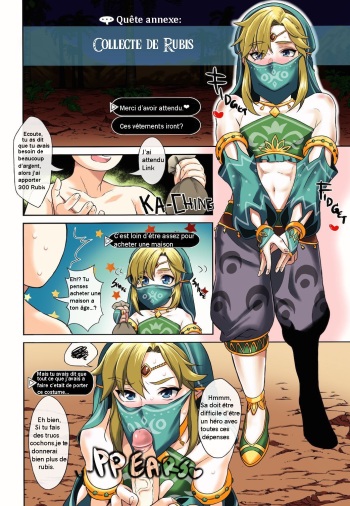 couverture du Manga (COMIC1☆11) [Inariya (Inari)] Link no Ruby Kasegi (Inariya-san-chi no Mazebon! Gudaguda of Wild) (Inariya-san-chi no Mazebon! Gudaguda of Wild) (The Legend of Zelda: Breath of the Wild) [French] [Colorized] [Decensored]
