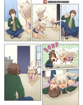 [CommCaravan] Nekopara Body Swap Comic | Nekopara, &eacute;change de corps [French] [Les Poro&iuml;niens]