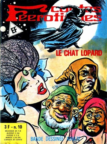 couverture du Bande Dessin&eacute;e Contes f&eacute;&eacute;rotiques 10 &ndash; Le chat lopard