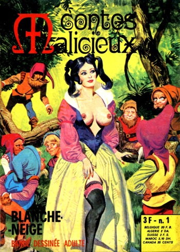 couverture du Bande Dessin&eacute;e Contes Malicieux # 01 [French][Snow White] [Biancaneve]