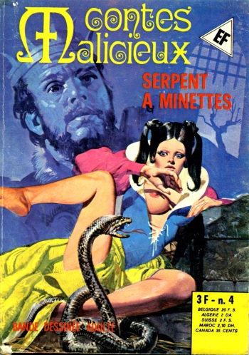 couverture du Bande Dessin&eacute;e Contes Malicieux # 04 [French][Snow White] [Biancaneve]