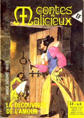 couverture du Bande Dessin&eacute;e Contes Malicieux # 06 [French][Snow White] [Biancaneve]