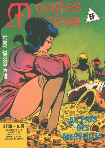 couverture du Bande Dessin&eacute;e Contes Malicieux 068 &ndash; Au pays des merveilles [French] [PJP]