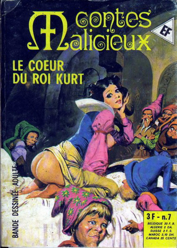 couverture du Bande Dessin&eacute;e Contes Malicieux # 07 [French][Snow White] [Biancaneve]