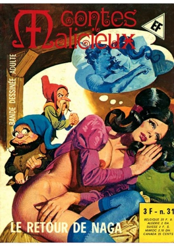 couverture du Bande Dessin&eacute;e Contes Malicieux 31 &ndash; Le retour de Naga (1977.02) [French]