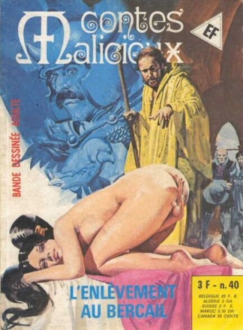 couverture du Bande Dessin&eacute;e Contes Malicieux 40 &ndash; L&rsquo;enl&egrave;vement au bercail par John (1977.11) [French]