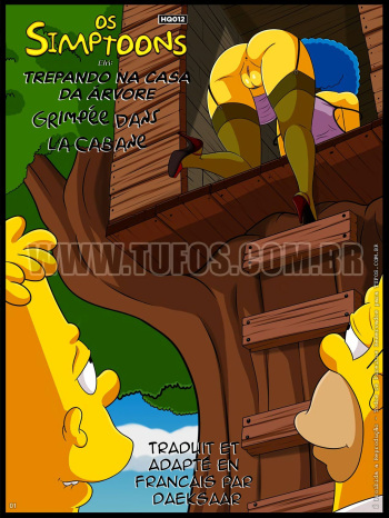 couverture du Bande Dessin&eacute;e [Croc] The Simpsons 12 &ndash; Grimp&eacute;e dans la cabane &ndash; [French]