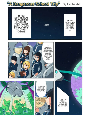 couverture du Doujinshi Dangerous Trip by Labba Art &ndash; AI Colored