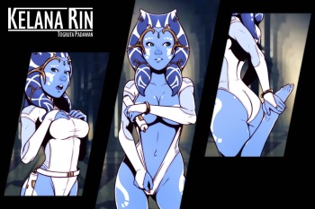 couverture du Bande Dessin&eacute;e [Dave Cheung] Kelana Rin &ndash; Togruta Padawan (Star Wars) [French]