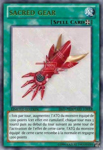 couverture du Manga deck yugioh highshool dxd((french)