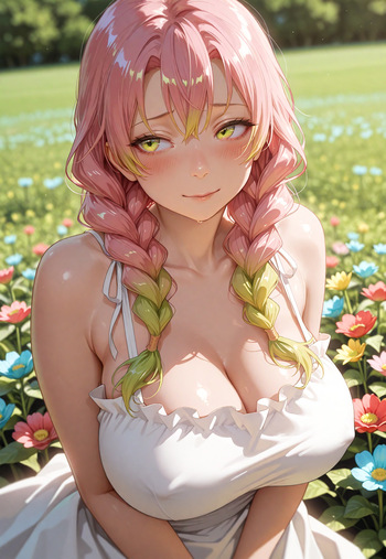 DEMON SLAYER FLOWER POV &ndash; SUNDRESS TEASE [AI Generated]