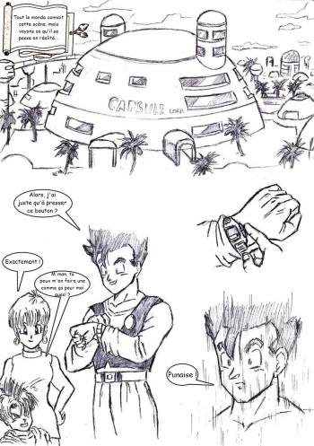 couverture du Bande Dessin&eacute;e [Desto] Gohan and Bulma (Dragon Ball Z) [French] [Excavateur]