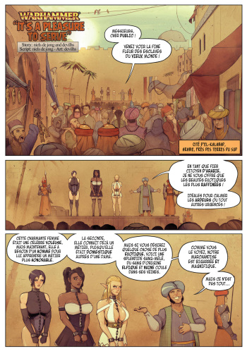 couverture du Bande Dessin&eacute;e [DevilHS] Warhammer &ndash; It&rsquo;s a Pleasure to Serve [French] [Leroux00]
