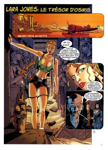 couverture du Bande Dessin&eacute;e Diaz Paco_Lara Jones Le tr&eacute;sor d&rsquo;Osiris [French]