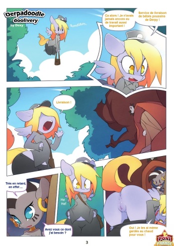 couverture du Bande Dessin&eacute;e [Doxy] Derpadoodle doolivery [French] translation by MJV2