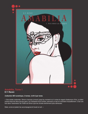 couverture du Bande Dessin&eacute;e [E.T.Raven] Amabilia T2 [french]