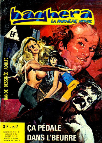couverture du Bande Dessin&eacute;e Elvifrance &ndash; Baghera &ndash; 007 &ndash; &Ccedil;a p&eacute;dale dans l&rsquo;beurre
