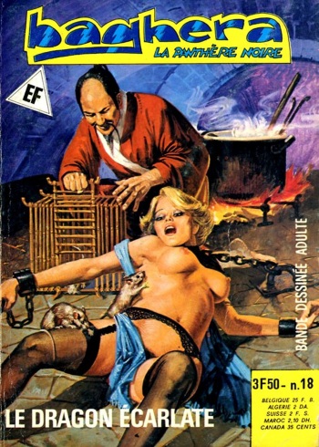 couverture du Bande Dessin&eacute;e Elvifrance &ndash; Baghera &ndash; 018 &ndash; La panth&egrave;re noire