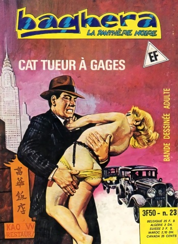 couverture du Bande Dessin&eacute;e Elvifrance &ndash; Baghera &ndash; 023 &ndash; Cat tueur &agrave; gages [French]