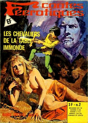 couverture du Bande Dessinée Elvifrance – Contes feerotiques – 002 – Les chevaliers de la table immonde