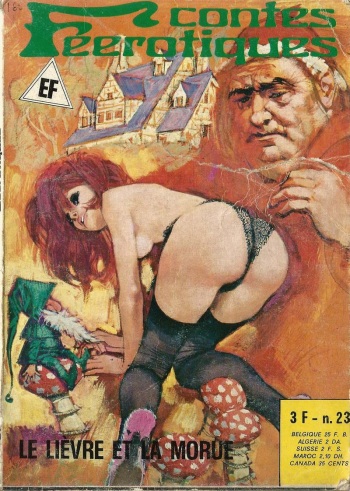 couverture du Bande Dessin&eacute;e Elvifrance &ndash; Contes feerotiques &ndash; 023 &ndash; Le li&egrave;vre et la morue [French]