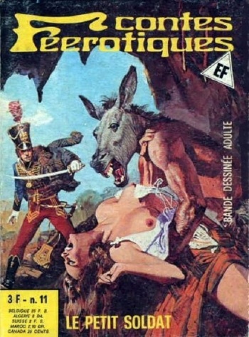 couverture du Bande Dessin&eacute;e Elvifrance &ndash; Contes f&eacute;&eacute;rotiques 11 &ndash; Le petit soldat
