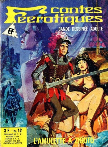 couverture du Bande Dessin&eacute;e Elvifrance &ndash; Contes f&eacute;&eacute;rotiques 12 &ndash; L&rsquo;amulette &agrave; zigoto
