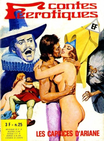 couverture du Bande Dessin&eacute;e Elvifrance &ndash; Contes f&eacute;&eacute;rotiques 25 &ndash; Les caprices d&rsquo;Ariane