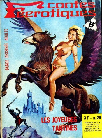 couverture du Bande Dessin&eacute;e Elvifrance &ndash; Contes f&eacute;&eacute;rotiques 29 &ndash; Les joyeuses tantines