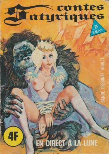 couverture du Bande Dessin&eacute;e Elvifrance &ndash; Contes satyriques &ndash; 030 &ndash; En direct &agrave; la lune [french]